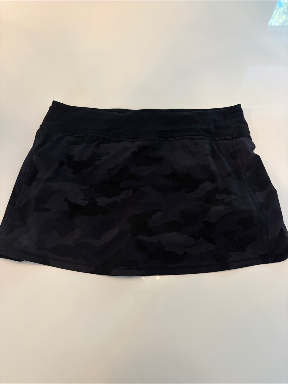 lululemon Black Camo Tennis Skirt